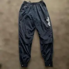 ellesse トレーニングパンツ テニスウェア　ウエストゴム　Lサイズ　紺色