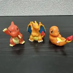 ポケモン フィギュア 3体セット ヒトカゲ リザード リザードン