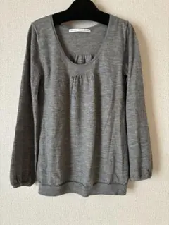 SPICK AND SPAN グレー 長袖ニット