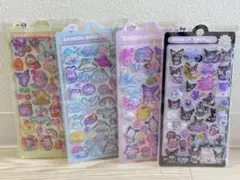 ボンボンドロップ　キャラクター　ぷくぷくシール 4枚セット