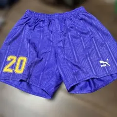PUMA サッカーパンツ パープル 20番