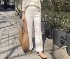 神戸レタス　のびのびストレッチセンターラインマタニティパンツ
