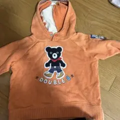 DOUBLE.B ダブルビー パーカー オレンジのサムネイル