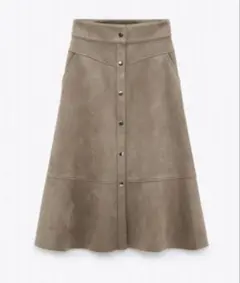 ZARA フェイクスエードスカート　M