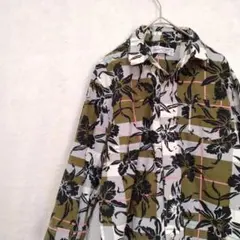 Ciaopanic Typy 花柄チェックシャツ S　 総柄