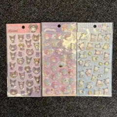 ダイソー サンリオ ぷくっとシール クロミ ポチャッコ キキララ　3枚