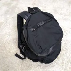 ALEXANDER WANG キャンバス×レザー バックパック 黒のサムネイル