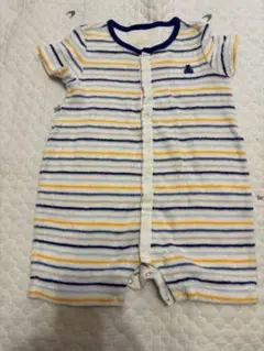 GAP ストライプ 半袖ロンパース