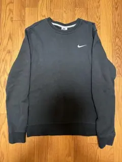 Nike ブラック スウェット Lサイズ ワンポイント