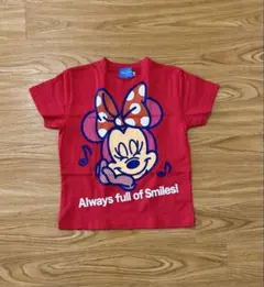 ミニーマウス Tシャツ 120cm 赤