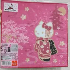 【ご当地キティ】ハローキティ タオル 京都　限定　ピンク　キティちゃん　未開封