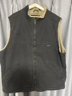 古着 ボアベスト 黒