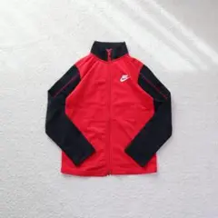 NIKE ナイキ トラックジャケット キッズ 赤 黒 120cm相当
