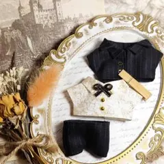 A18 10cmぬい服 12cmぬい服 スーツ　セットアップ　おしゃれ着