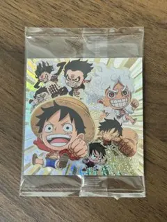 ワンピース　ウエハースシール　4枚セット　SGRルフィあり