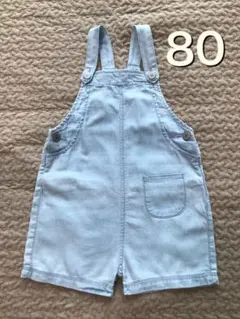 80 ZARA mini デニムサロペット