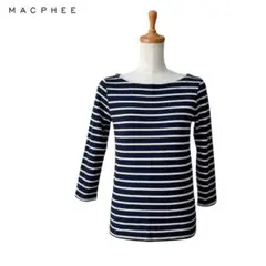 【MACPHEE】7分袖ボーダーカットソー/サイズ1★トゥモローランド