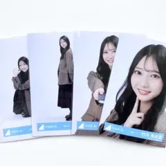 日向坂46 生写真　読書コーデ　4種コンプ　竹内希来里