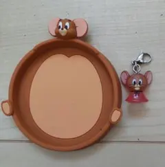 トムとジェリー　シリコンコースター　めじるしアクセサリー　アンブレラチャーム