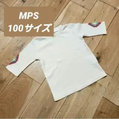 MPS エムピーエス 5分袖 Tシャツ カットソー 100サイズ 白