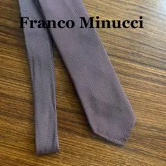 Franco Minucci ソリッドみえ セッテピエゲ ネクタイのサムネイル