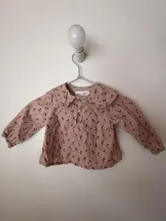 ZARA 花柄長袖ブラウス9-12ヶ月用