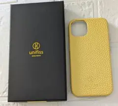 ✨unifiss iPhone 13 ケース カラー イエロー