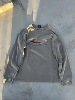 90s long sleeve tshirts faded gray