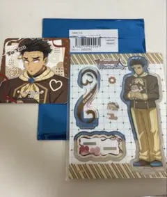 鬼滅の刃 バレンタイン 悲鳴嶼行冥 アクリルスタンド コースター 2点セット