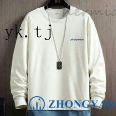 トレーナー メンズ スウェット トップス プルオーバー スポーツ クルーネッ2