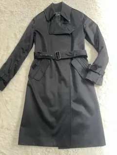 MICHEL KLEIN ブラック トレンチコート 38