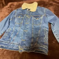 ZARA ボア付きデニムジャケット