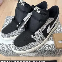 新品タグ付き NIKE AJ1 LOW OG BLACK CEMENT 28.0