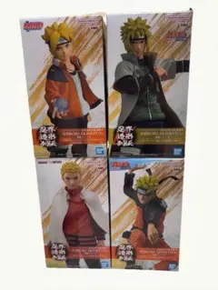 NARUTO ・BORUTO 忍界造形列伝 フィギュア まとめ売り4体セットのサムネイル