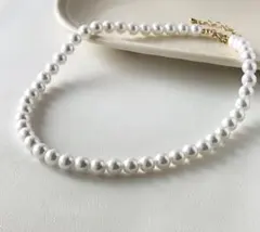 パール 一連ネックレス 8mm