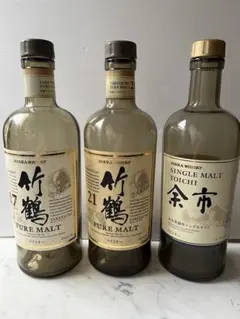響　山崎　竹鶴　空瓶　5本セット 2459110199.jpg?1734405199