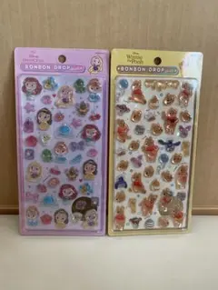 【正規品】ボンボンドロップシール　くまのプーさん、プリンセス