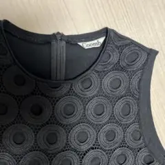 Coomb ブラック ノースリーブワンピース