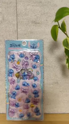 スティッチ 立体キャラクターシール 24枚入り