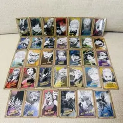 僕のヒーローアカデミア 原画展 箔押しクリアカードコレクション 34枚セット