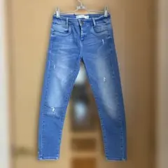 ZARA TRAFALUC スキニーデニム ダメージ加工 EUR36