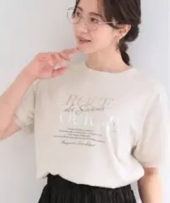 シューラルー　色・柄選べる お袖チュールレイヤード プリントアソートTシャツのサムネイル