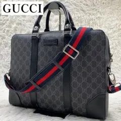 大容量/A4サイズ収納可能✨グッチ メッセンジャーバッグ GG柄 シェリーライン GG GUCCI】グッチ GGスプリームシェリーライン メッセンジャー