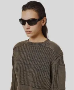 DIESEL ディーゼル クロップドニット A05048