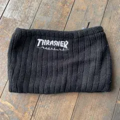 THRASHER ブラック ネックウォーマー
