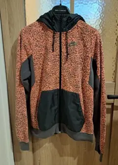 NIKE ジップアップパーカー オレンジ S
