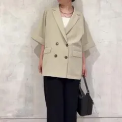 新品タグつき】Stola. からみ素材ショートジャケット、ブラック38完売