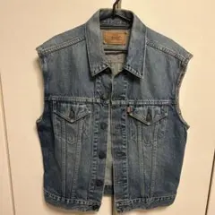 Levi’s 70606 デニムベスト M フェード 短丈 90s 古着