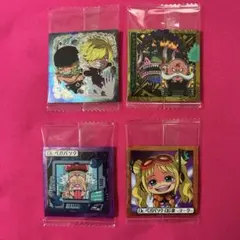ワンピース にふぉるめーしょん 大海賊シールウエハース　４枚セット
