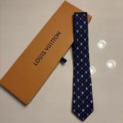 LOUIS VUITTON ネクタイ モノグラム ヴィヴィエンヌ ネイビー激レア